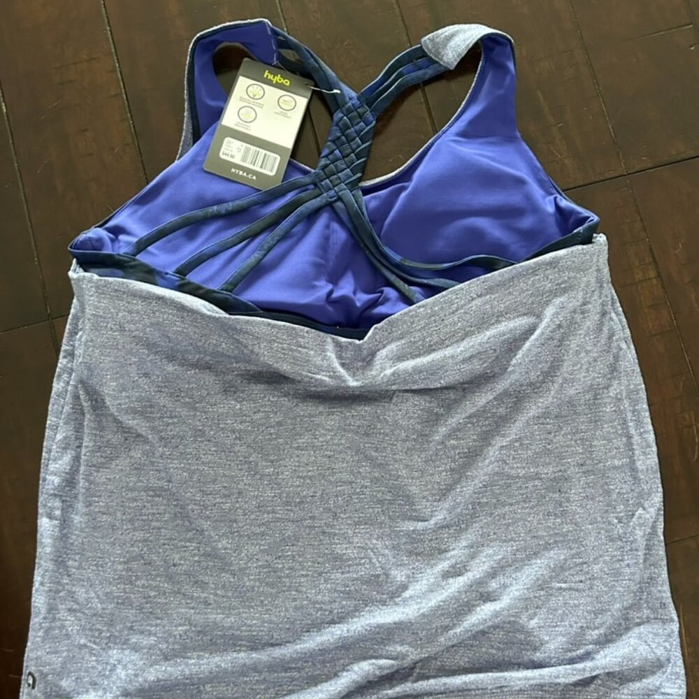 BNWT Blue Built in Bra Top Sz XL from Reitmans/Hyba